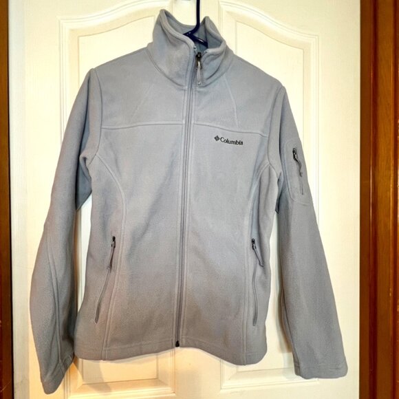 Columbia Full-Zip Fleece Cool Intervention Jacket - Gray - Sz M - NWT!! - Picture 1 of 7